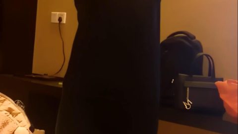 【獨家AI修復】生活的藝術氣息 酒店 記錄情人的真實風情 隨著音樂扭擺身軀 衣裳一件件脫 好有魅力！