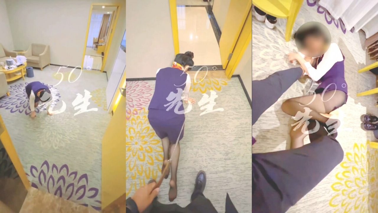 綠帽調教大神【渡先生】最新私拍，真實空姐下機赴約酒店母狗式調教，有錢人就是會玩